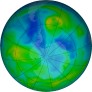 Antarctic ozone map for 2024-05-14
